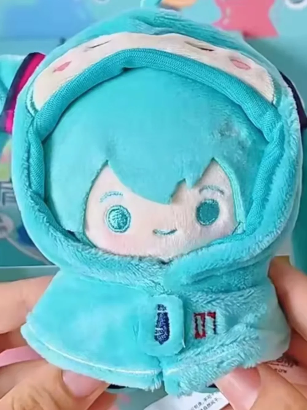 Hatsune Miku & Vocaloids with Poncho Mini Plush Keychain Blind Box  ( 1PC BY